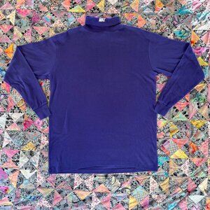 VTG 90s Nike White/Red Label Nike Embroidered Neck Long Sleeve Turtleneck Shirt.
